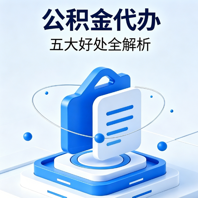 渝中公积金代办到底值不值？这5大好处让你少走弯路